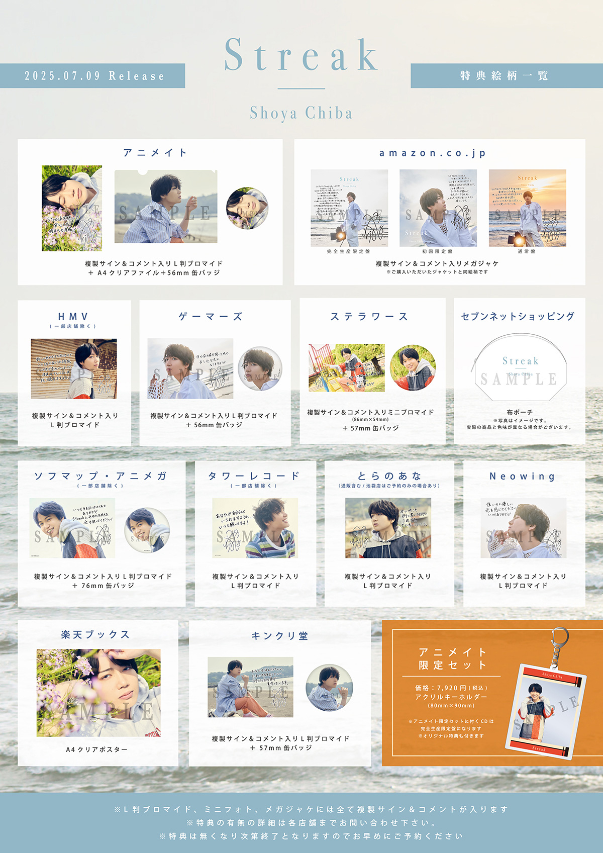 法人別オリジナル特典